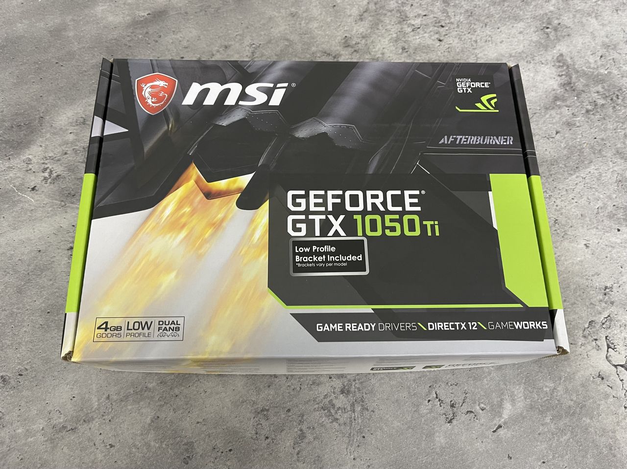 MSI GEFORCE GTX 1050 TI , 4GT LP