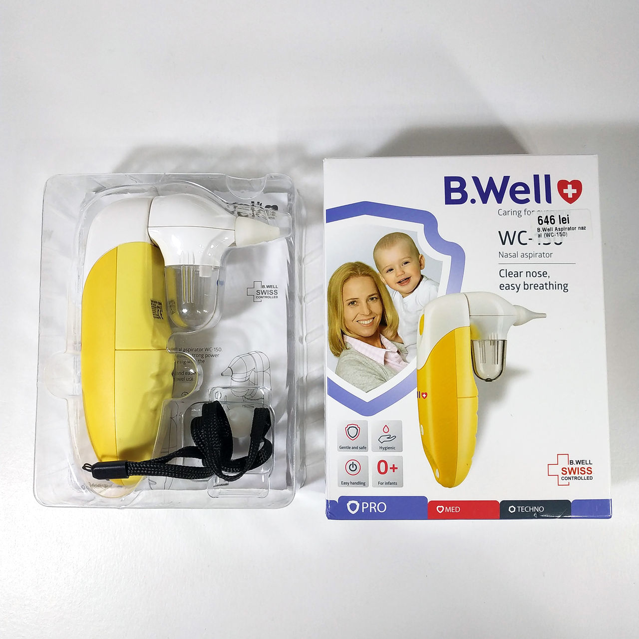 Nazal Aspirator WS-150. Dispozitiv pentru îndepărtarea mucusului din nas. B. Ei bine, Swess AG foto 1