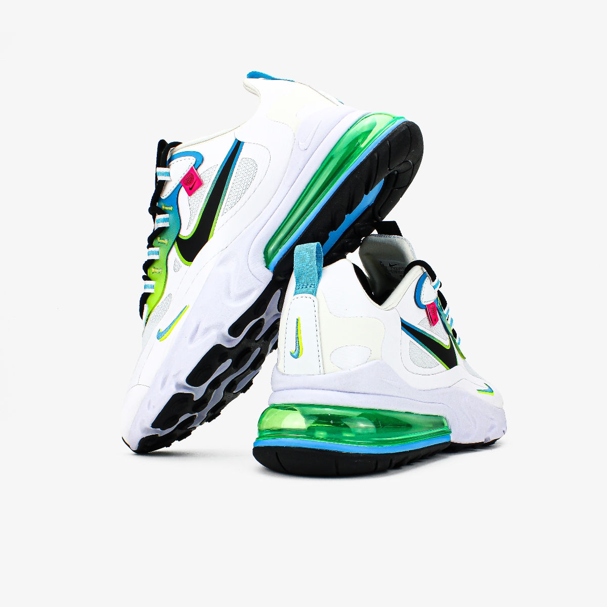 Nike Air Max 270 React White/Green фото 8