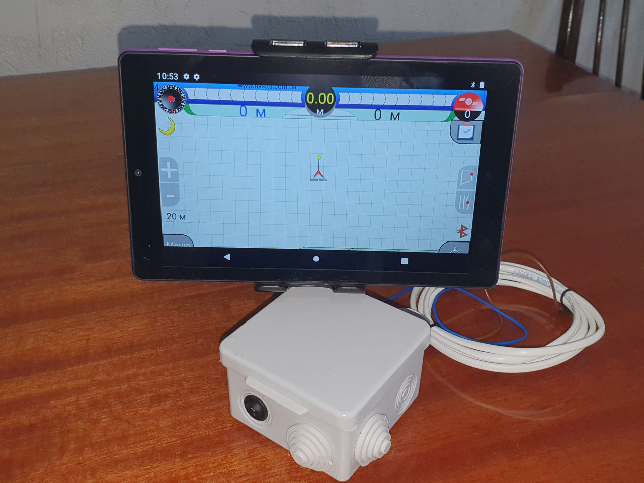 Агронавигатор( курсоуказатель, gps навигатор для трактора) на базе ASN-агро. 370 Евро комплект  фото 0