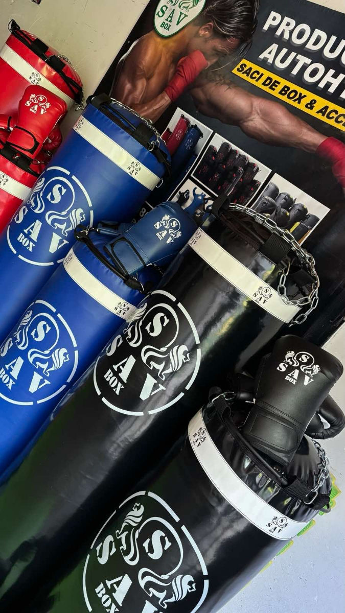 Sac de box  plus mănuşi  foto 1