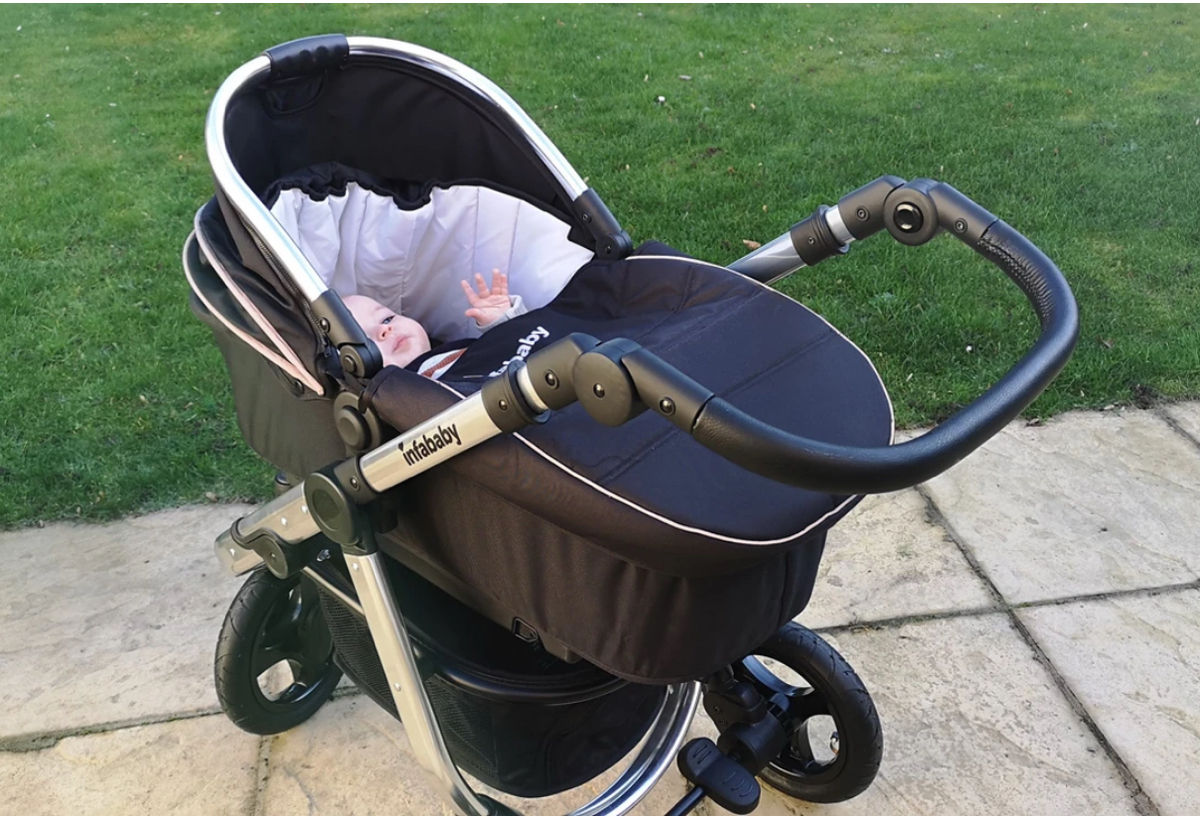 Infababy Pram Infababy Travel System Grey Ultimo Travel System