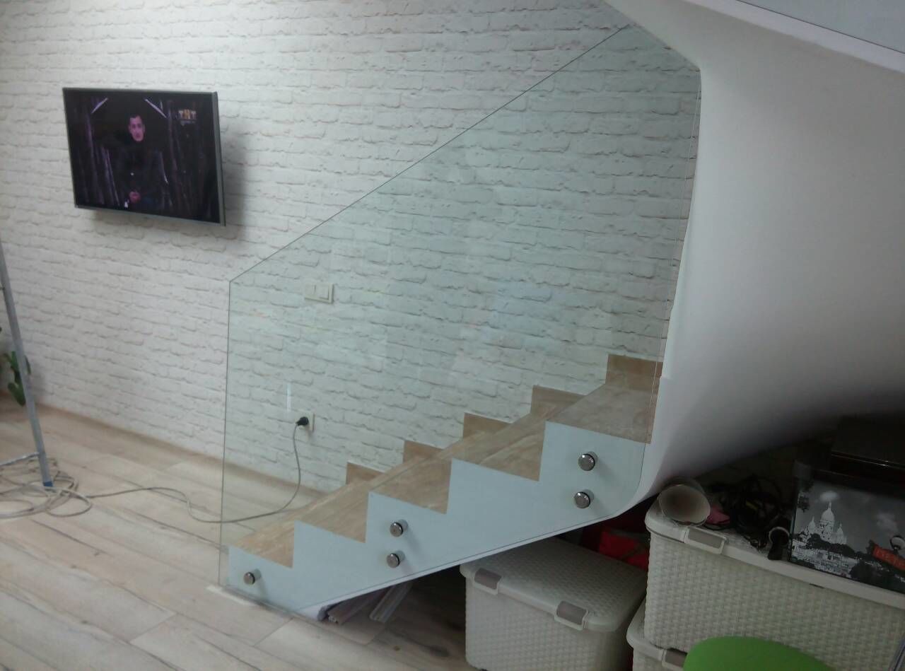 Balustrade din inox si sticla  !!! Перила из нержавейки и плексиглас foto 5