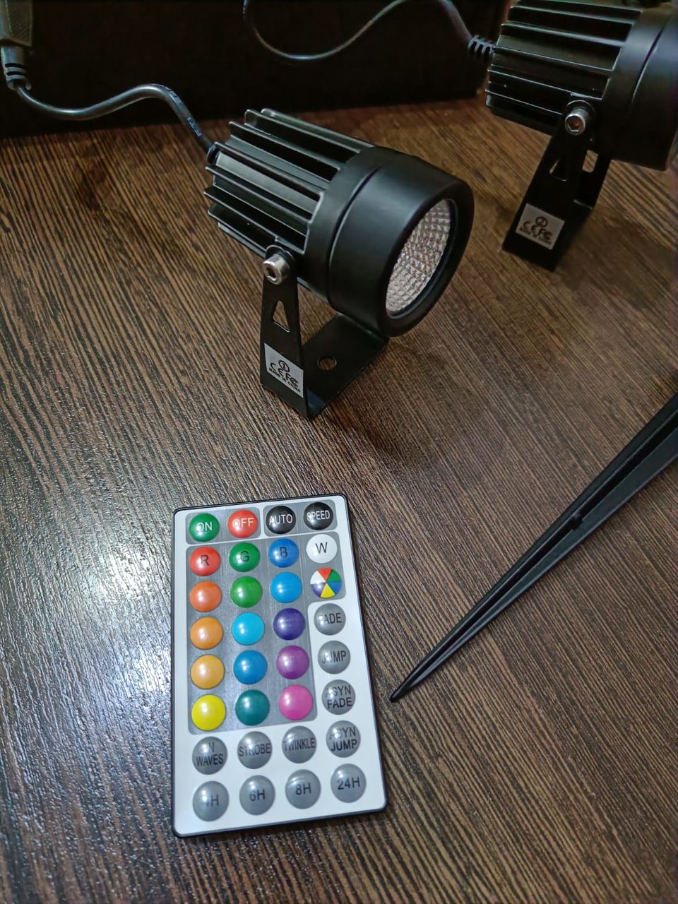 Lumini LED RGB de gradina 20m 18W  din Aluminiu foto 1