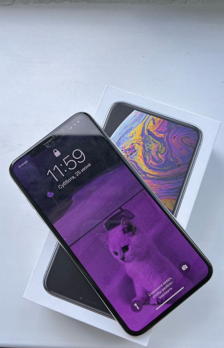 IPhone Xs Max Alb 256gb Bateria 81% (are)tru Tone și Face Id Ful Complet