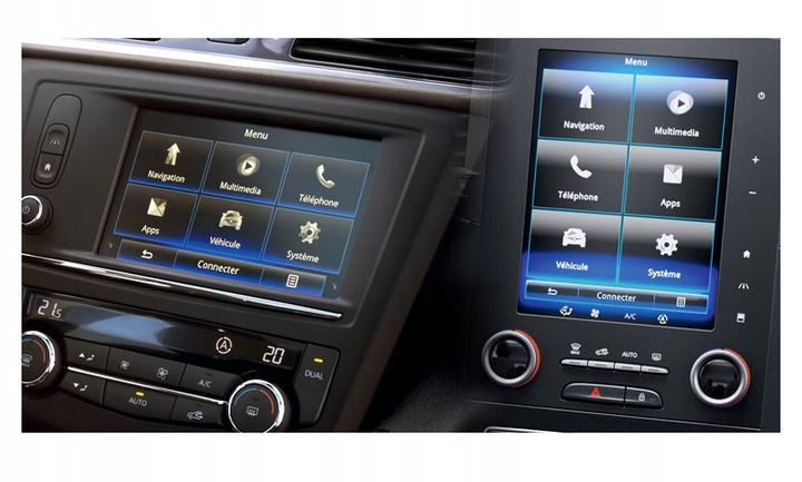 Камера на штатный монитор Renault R-Link. Kadjar. Talisman. Scenic. Espace. фото 0