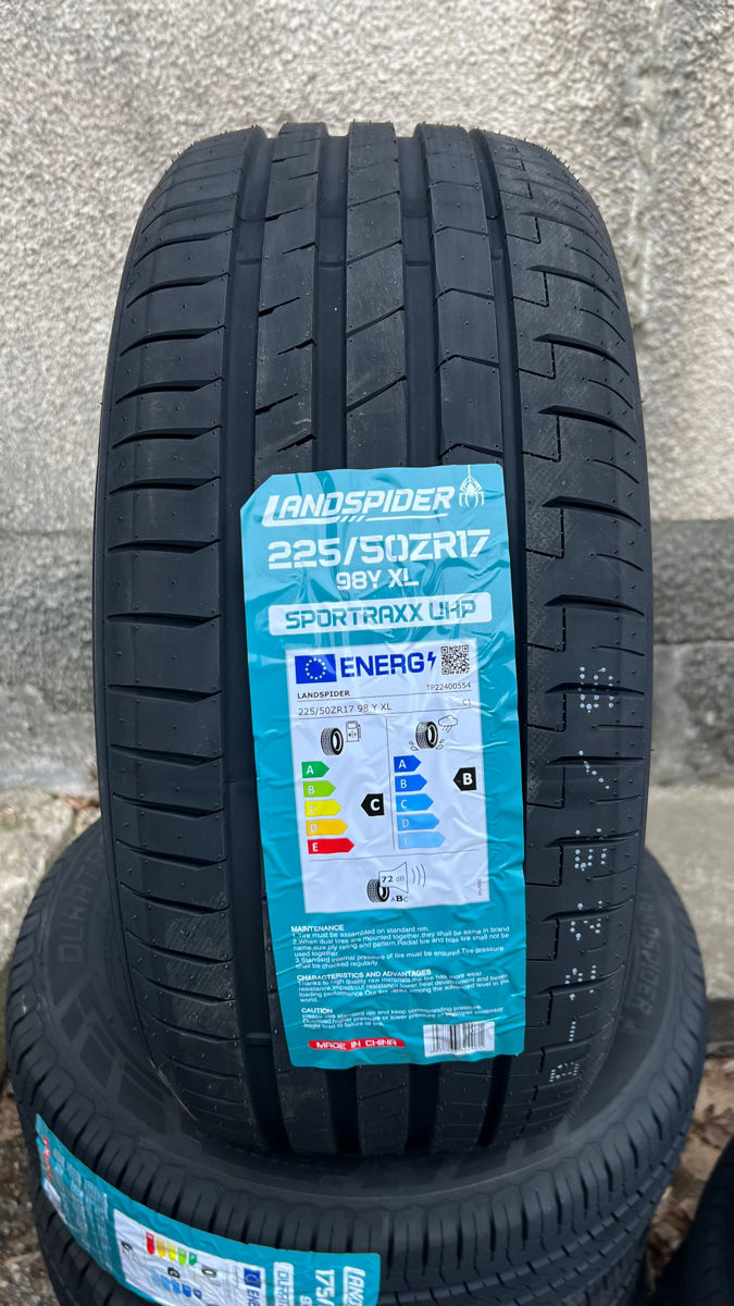 225/50 R17 LandSpider🕷️ Sportraxx UHP/ Доставка, livrare toata Moldova 2025 фото 0