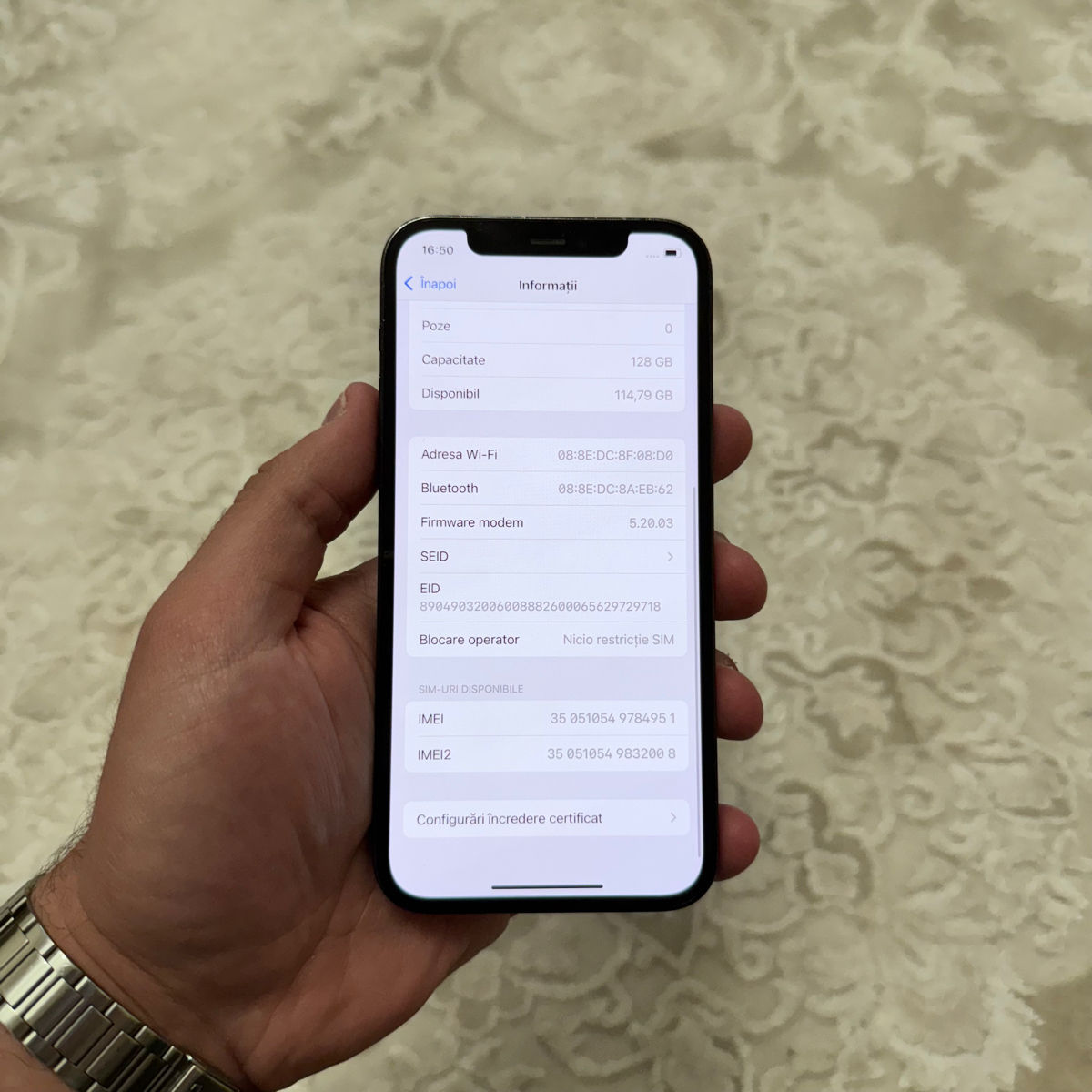 iPhone 12 Pro 128GB Pacific Blue foto 9