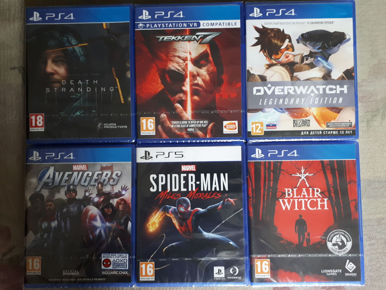 Playstation 4 , 5 диски