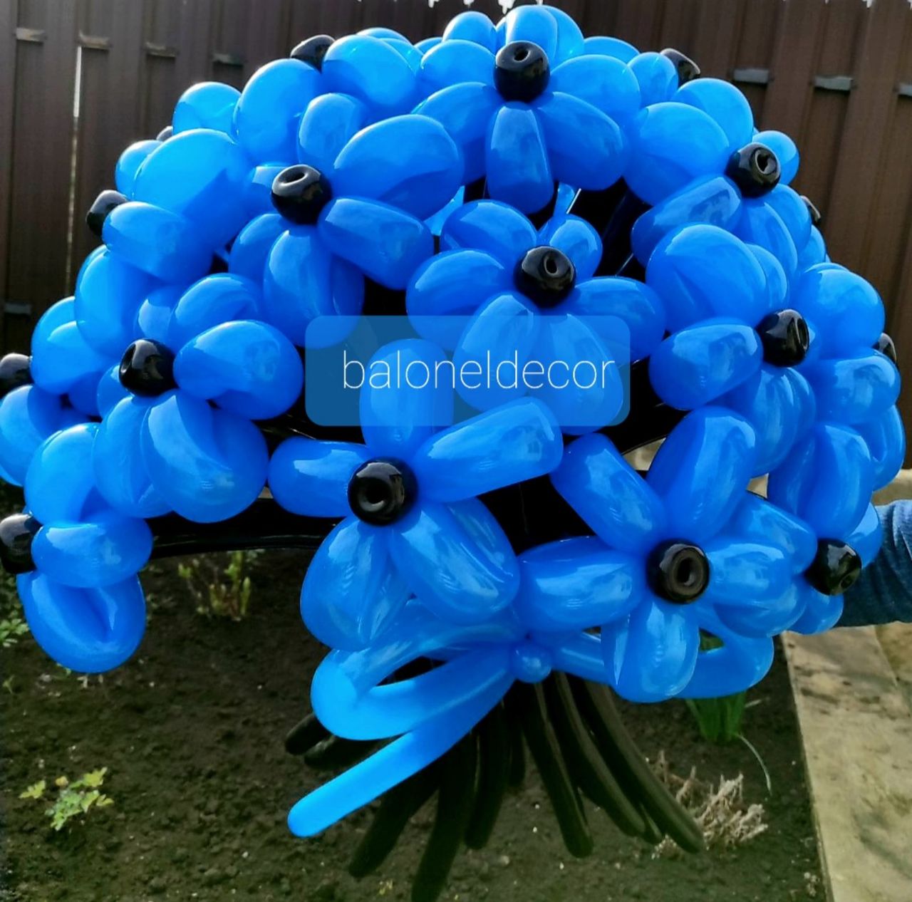Baloane cu heliu, buchete din flori/ шары с гелием, цветы из шариков foto 7
