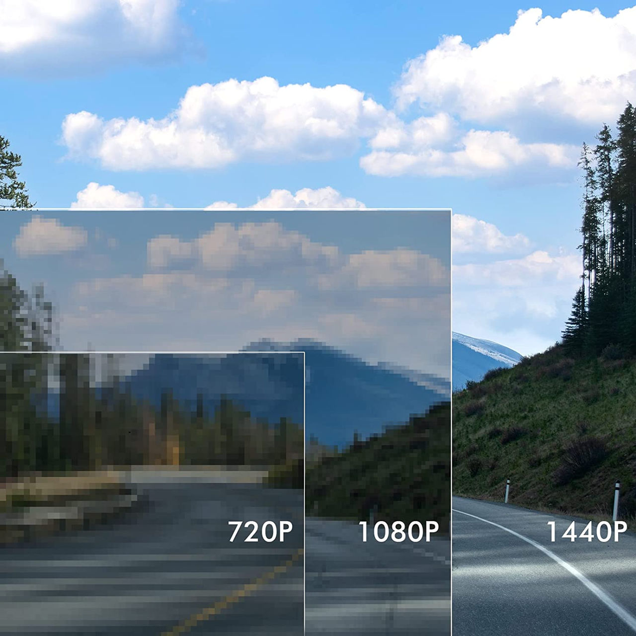 Cameră de bord kawa D6 dash cam 2k 1440p full hd foto 5