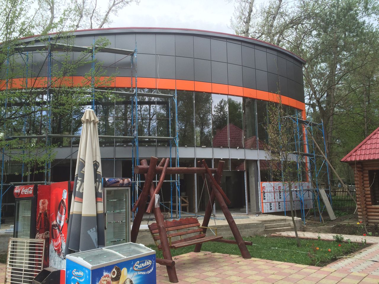 Фасадное остекление,fasade sticla , вентилируемые фасады profnostil Sarai ,Etalbond. фото 9
