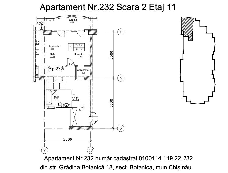 Apartament cu 2 camere, 60 m², Botanica, Chișinău foto 0