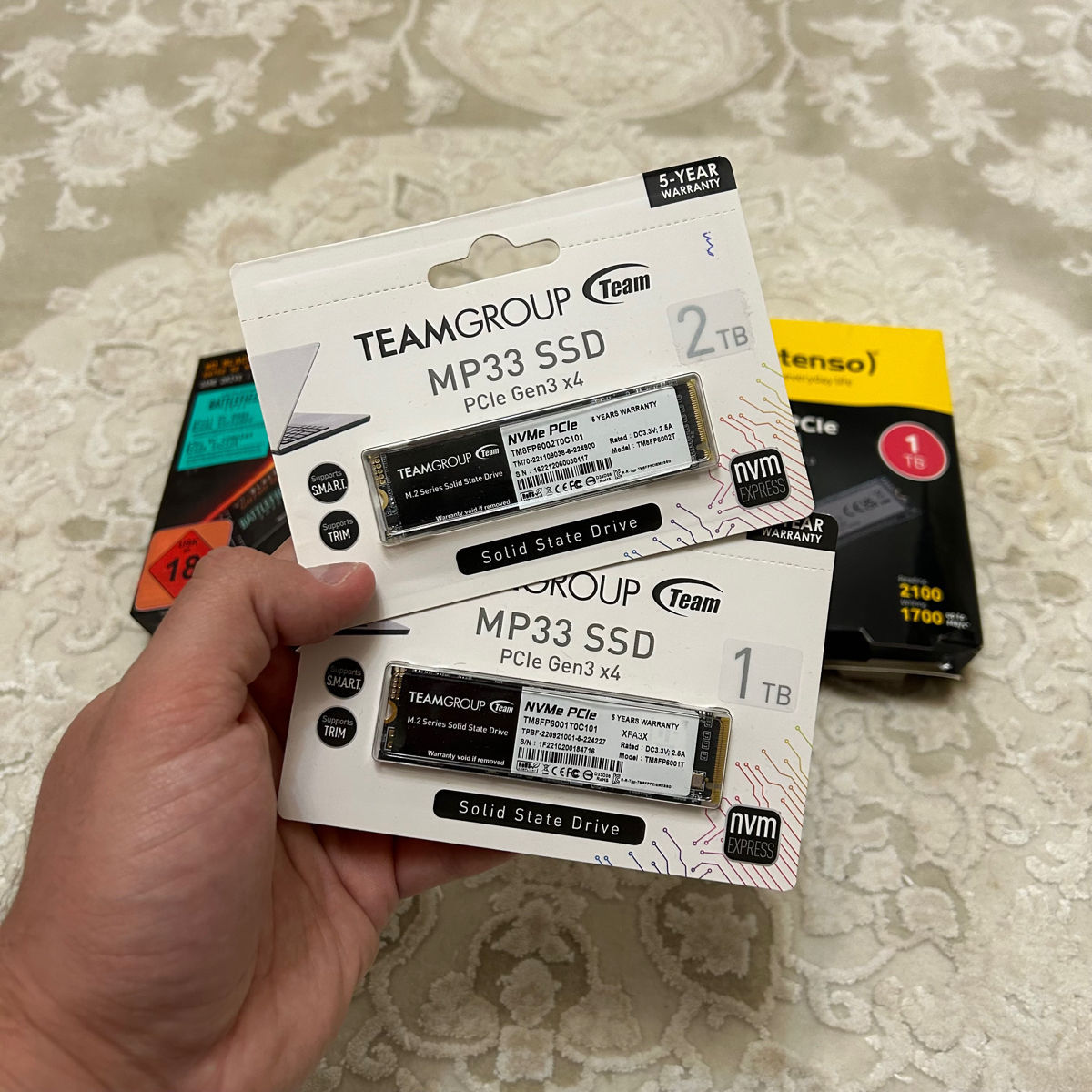 SSD NVMe 1TB/512GB m.2 CV3500Q 3000MB/s WD / Cusu / TeamGroup фото 5