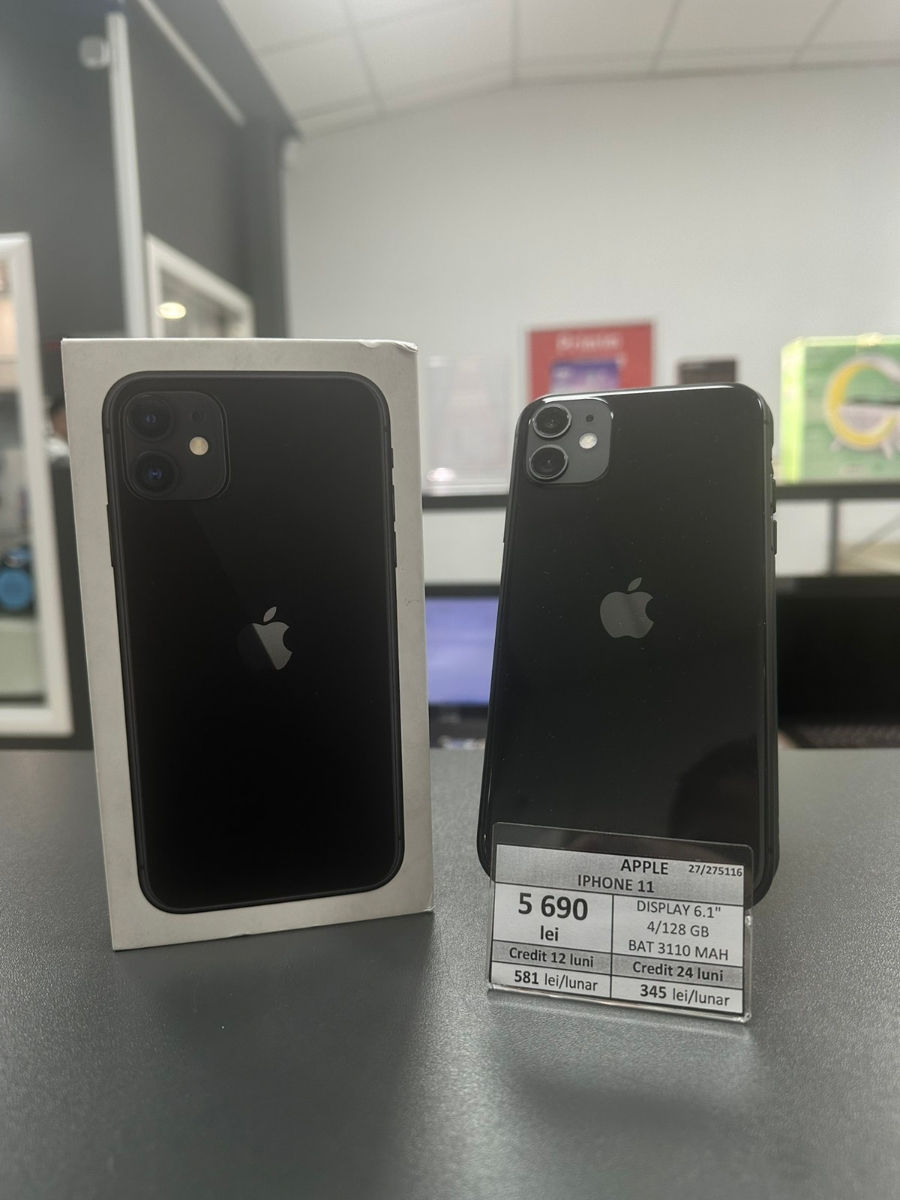 Apple iPhone 11 4/128 Gb - 5690 lei foto 0