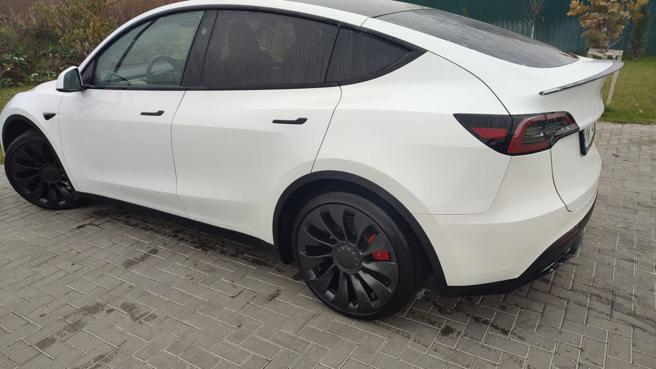 Jante Tesla Model Y Performance Uberturbine 21 + cauciucuri Michelin Sport Pilot foto 2