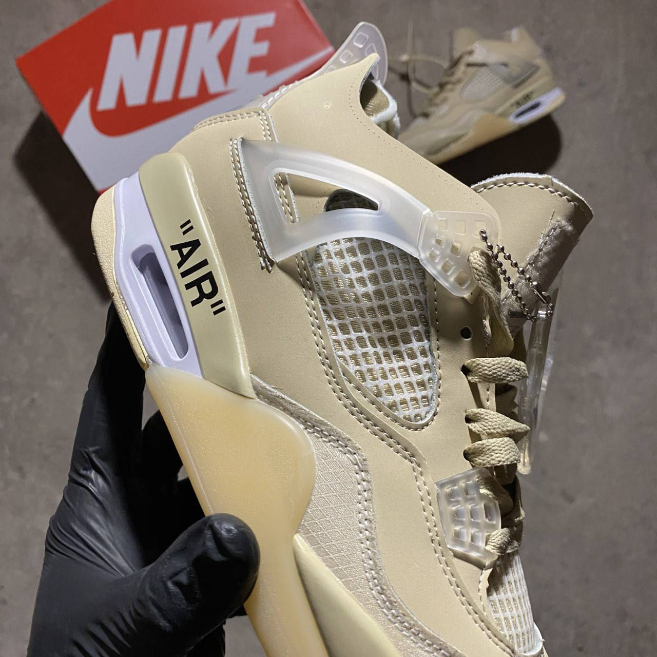 nike 4 off white