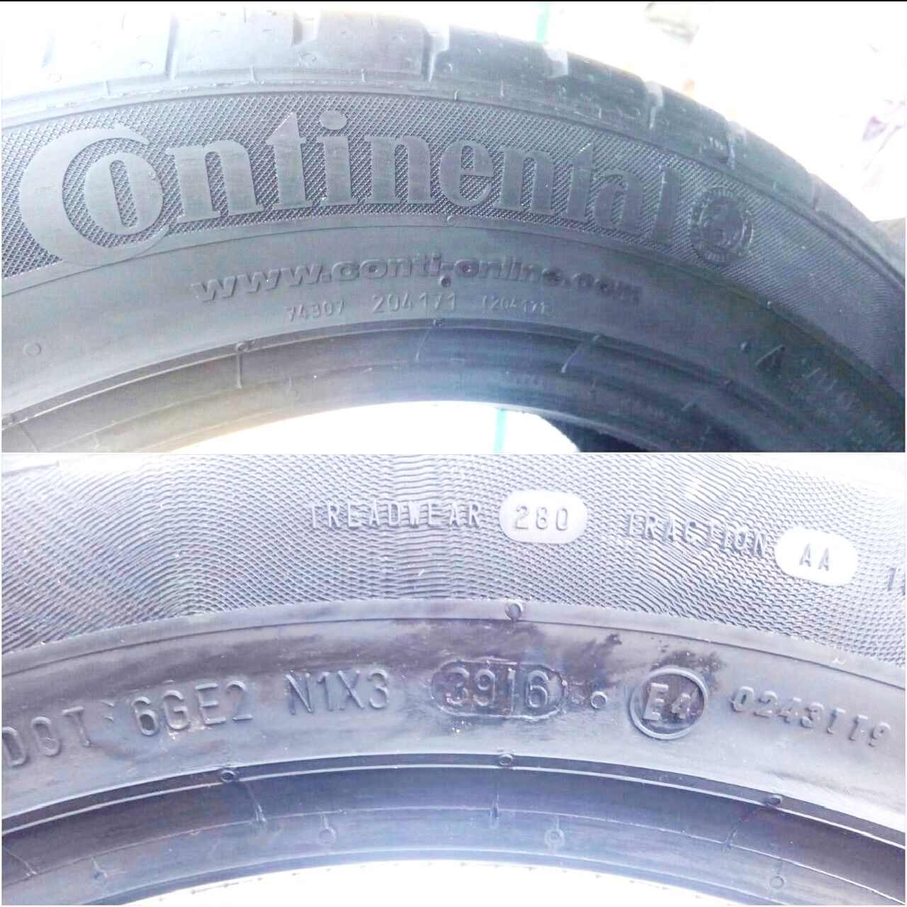 R18 215/55 Летние шины Continental