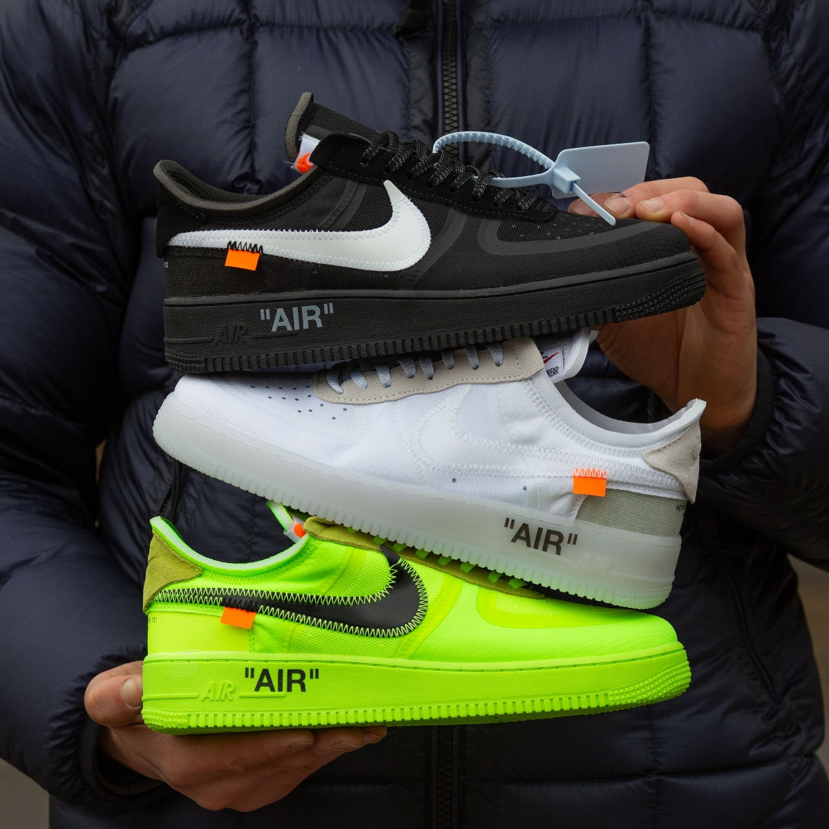 Nike Air Force 1 Low Black x Off-White foto 9