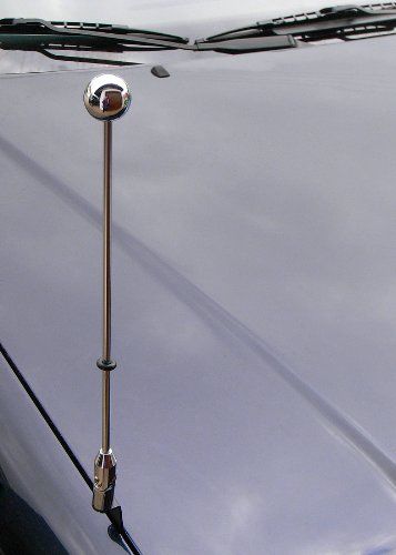 Автомобильные флагштоки и флаги премиум класса. Хром. Золото. Металл полированный. фото 7