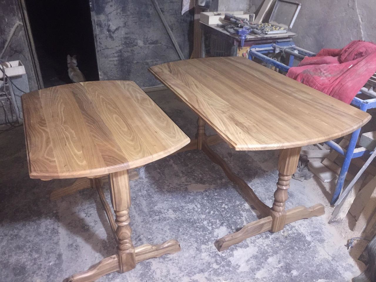 Кухонные столы из чистого дерева своими руками