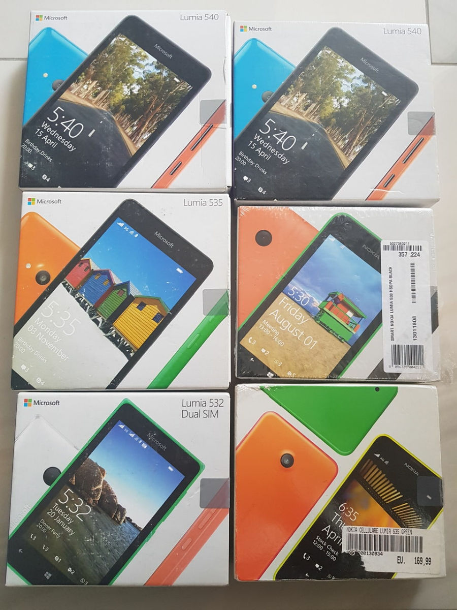 Nokia Lumia 540, 535, 530, 532, 635. Новые в коробке. Очень хорошие цены.