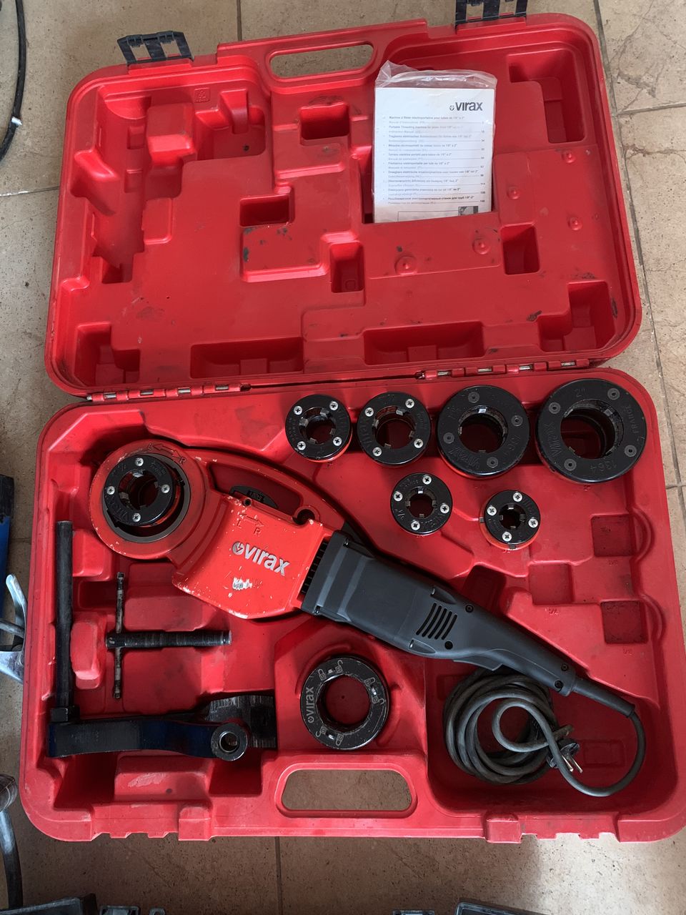 Virax резьбонарезной клупп весь комплект