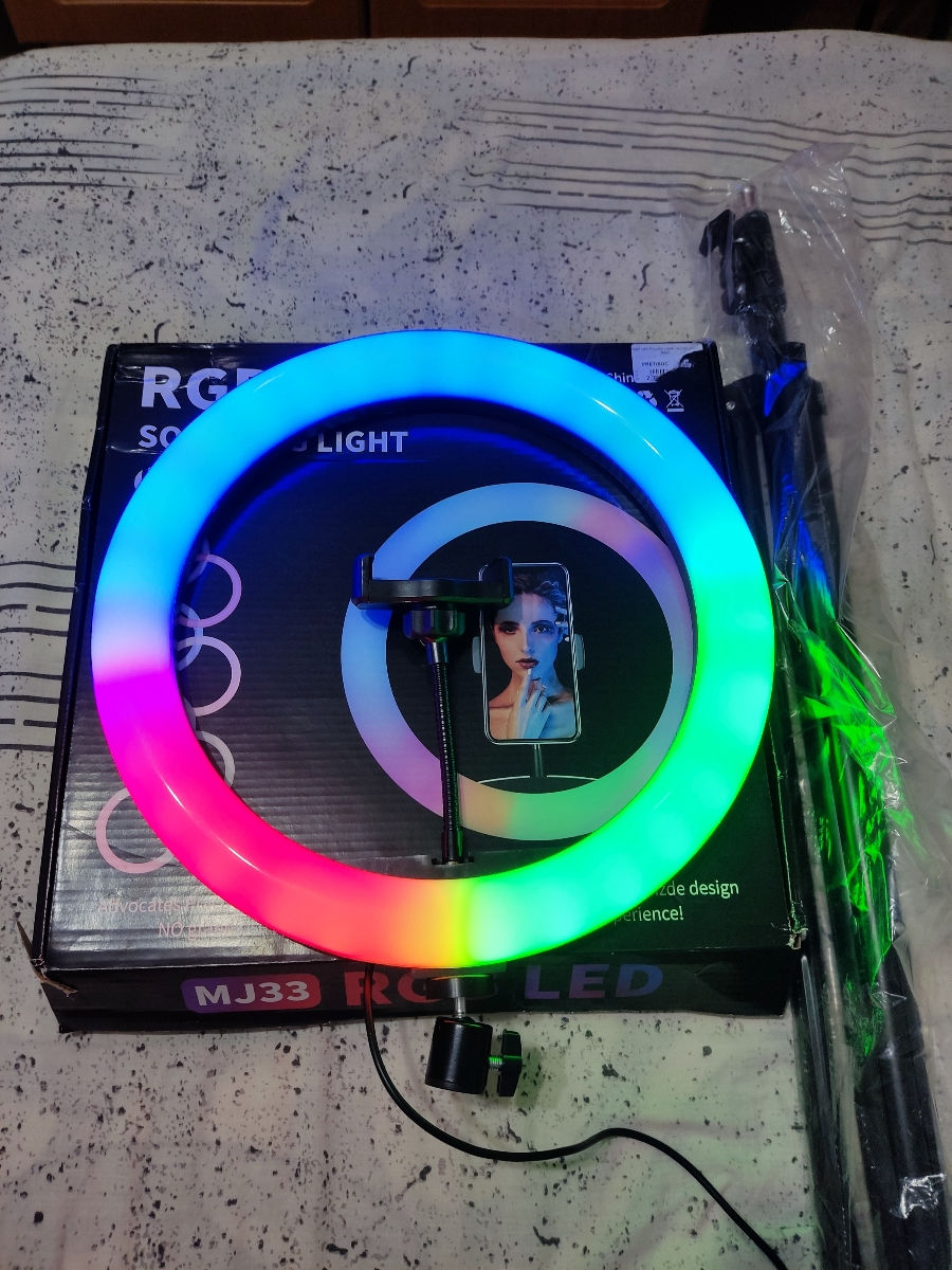 Lampa Inelara RGB MJ33 foto 4