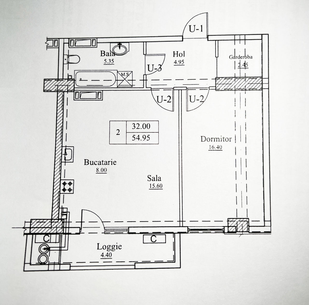 Apartament cu 1 cameră, 55 m², Botanica, Chișinău foto 1