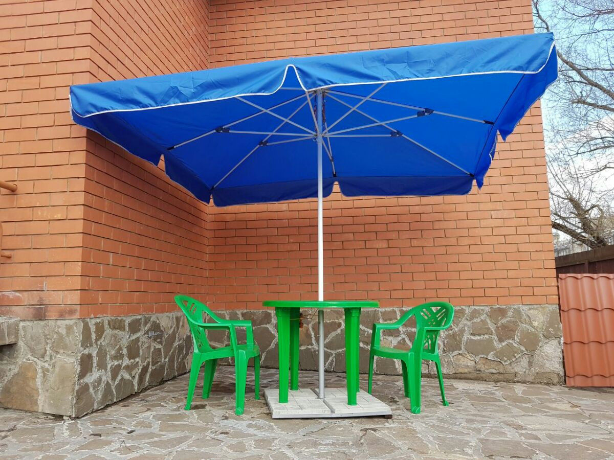 Уличный зонт retrattile, 2x3 м