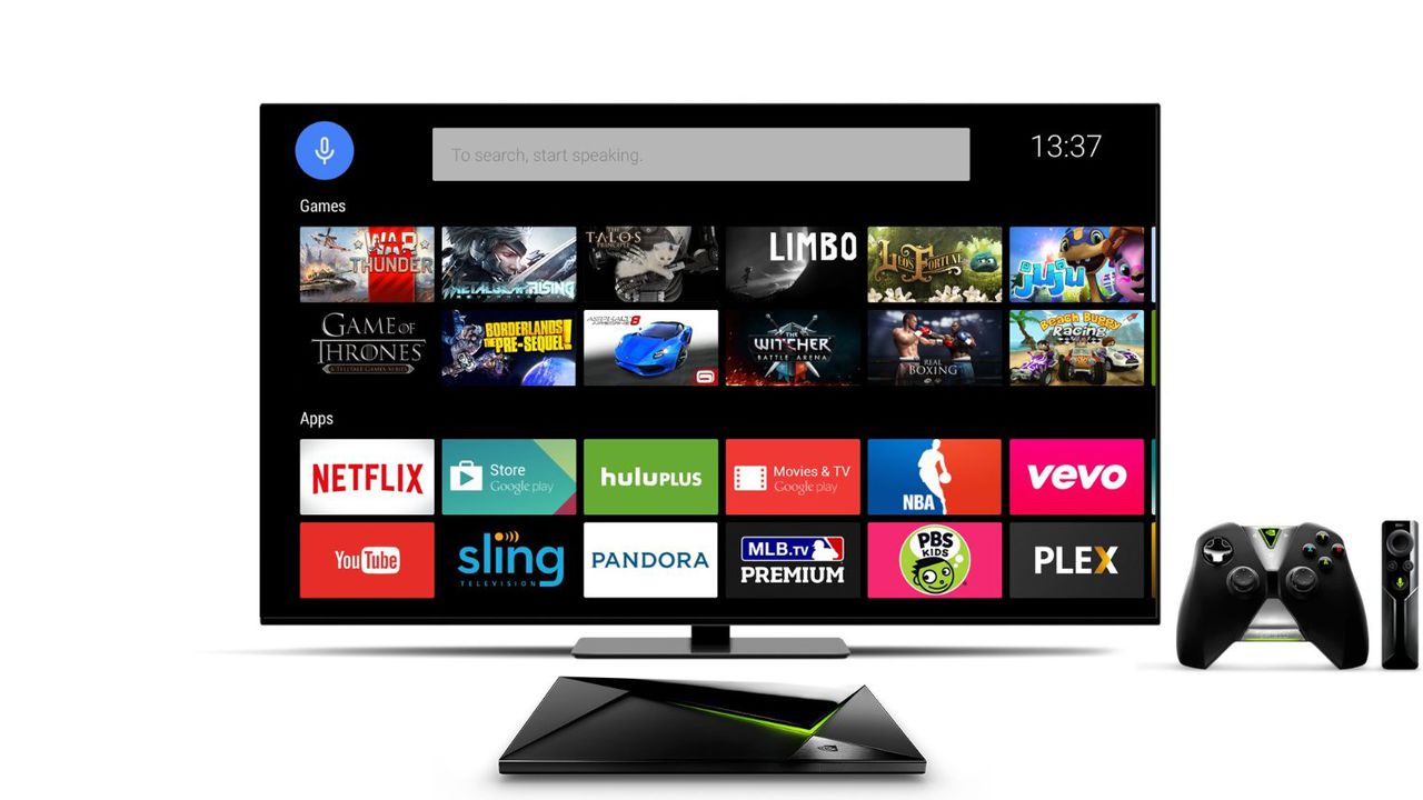 Игровая консоль nvidia shield android tv 16gb p2571