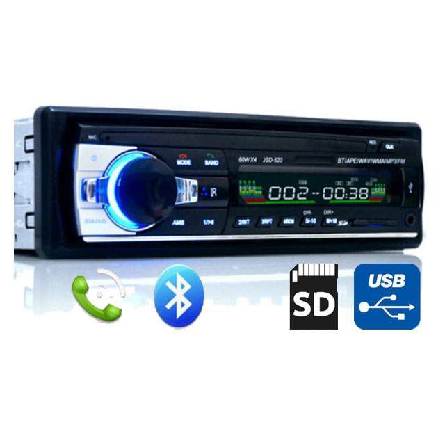 Автомагнитола. Bluetooth, USB для флэшек, AUX, встроенный микрофон ...