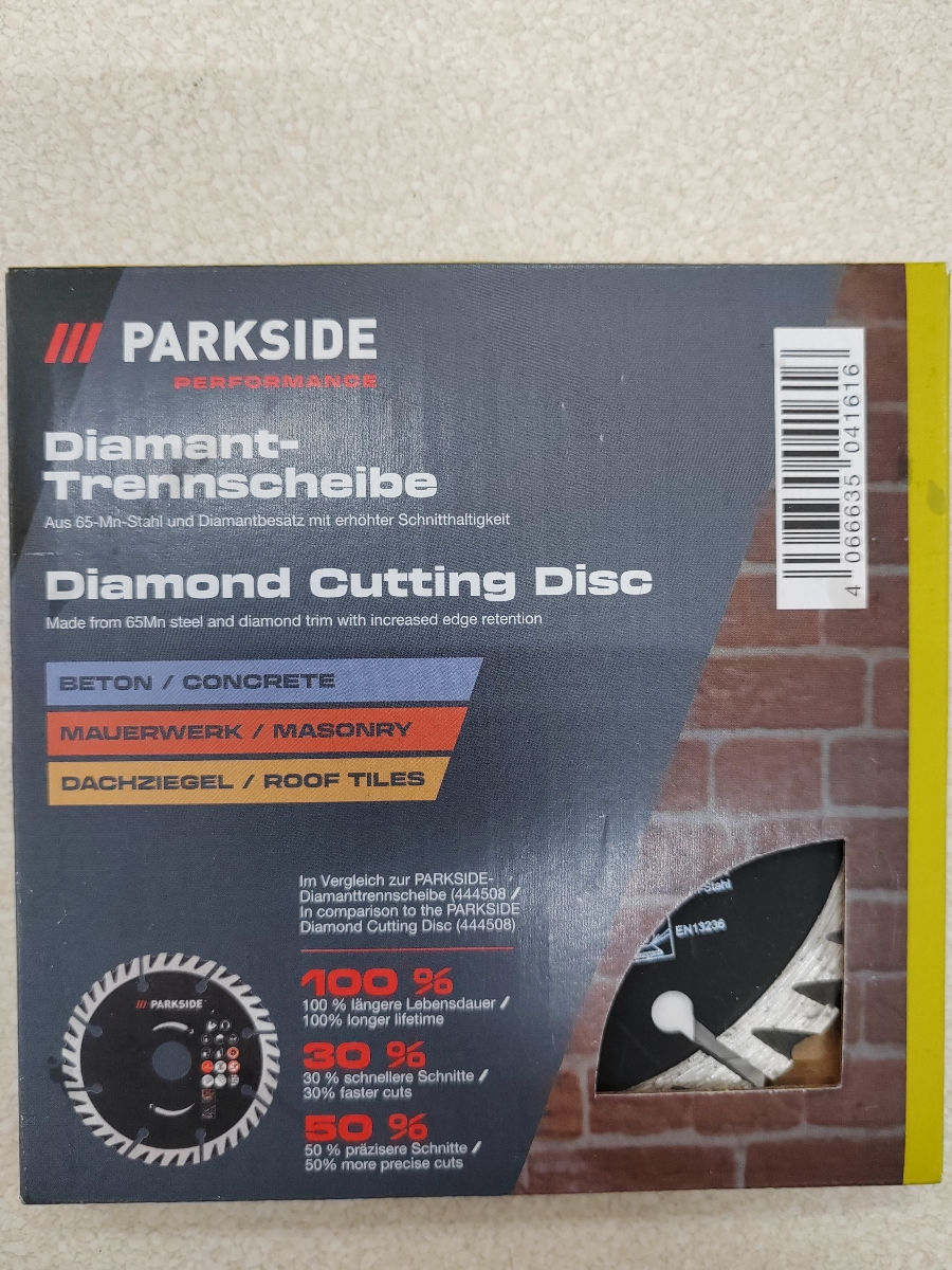 Discuri diamantate Parkside 76mm /125mm foto 6