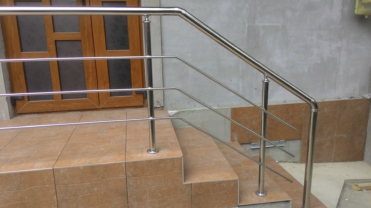 Перила из нержавейки  ! !! balustrade din inox фото 11