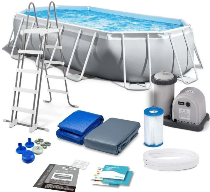 Piscina Carcas Metal Oval 503X274X122Сm, 13365L - pk - livrare / credit / agroteh foto 0