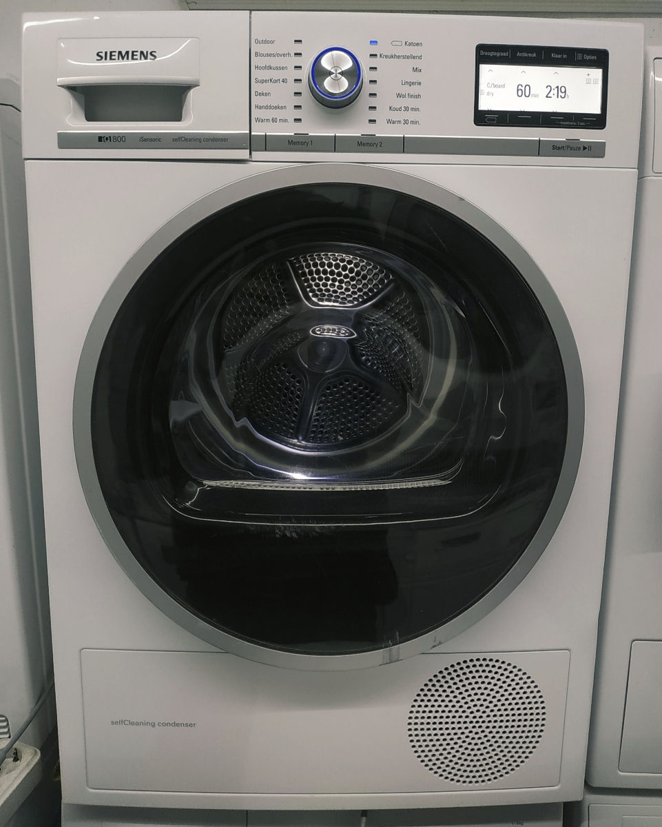 Сушильная машина Siemens IQ800 на 9кг фото 0