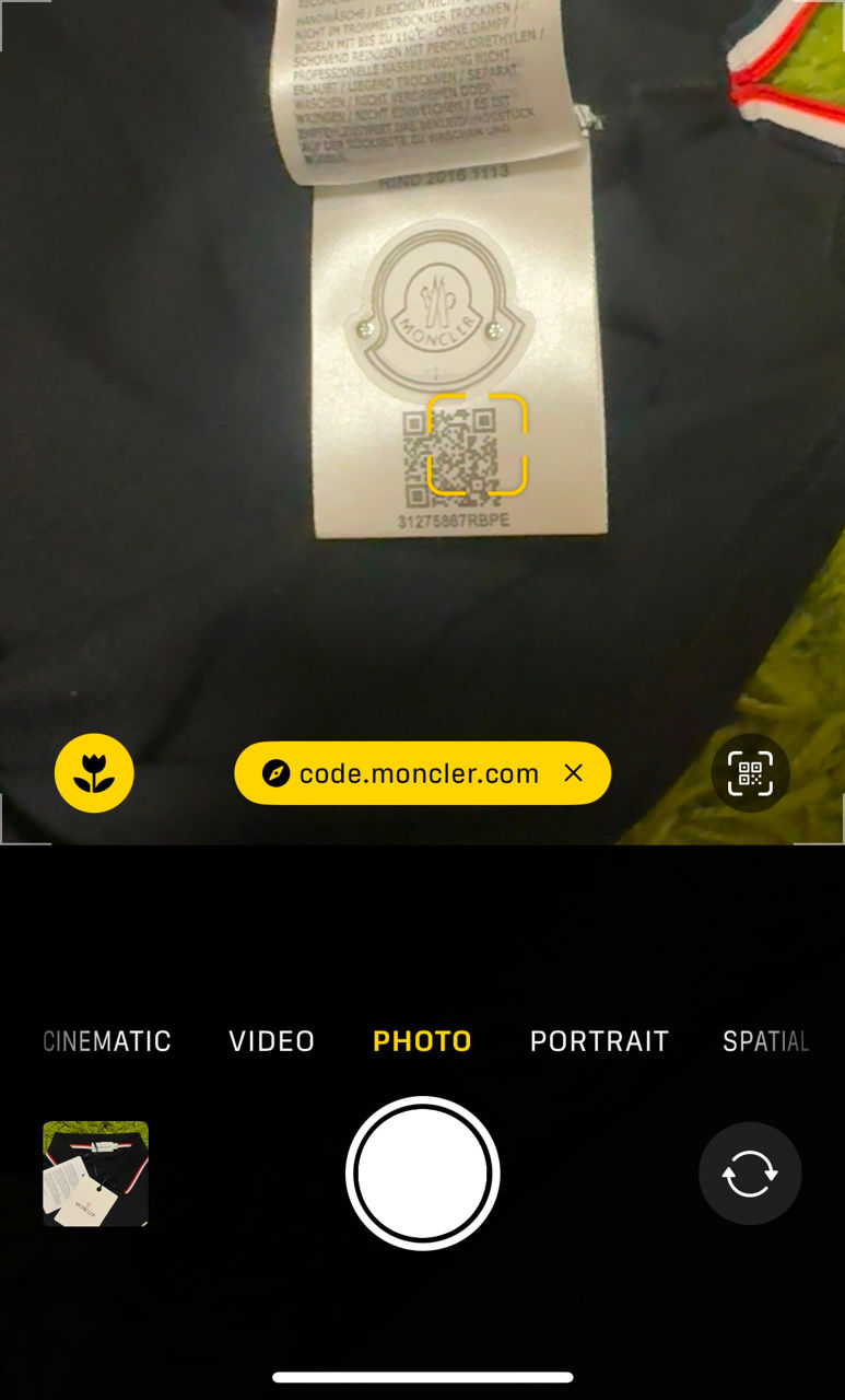 Tricou Polo Moncler фото 2