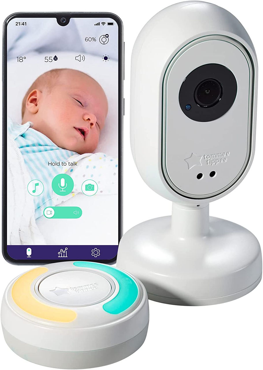 Monitor Tommee Tippee Dreamsense inteligent pentru bebeluși activat pentru aplicație foto 0