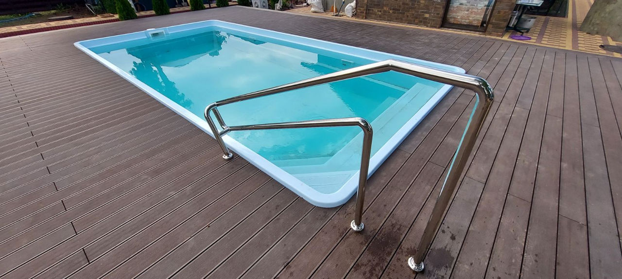 Pavarea pardosea terase, piscine cu decking WPC! Покрытие террас, бассейнов дэкинг ДПК! foto 5