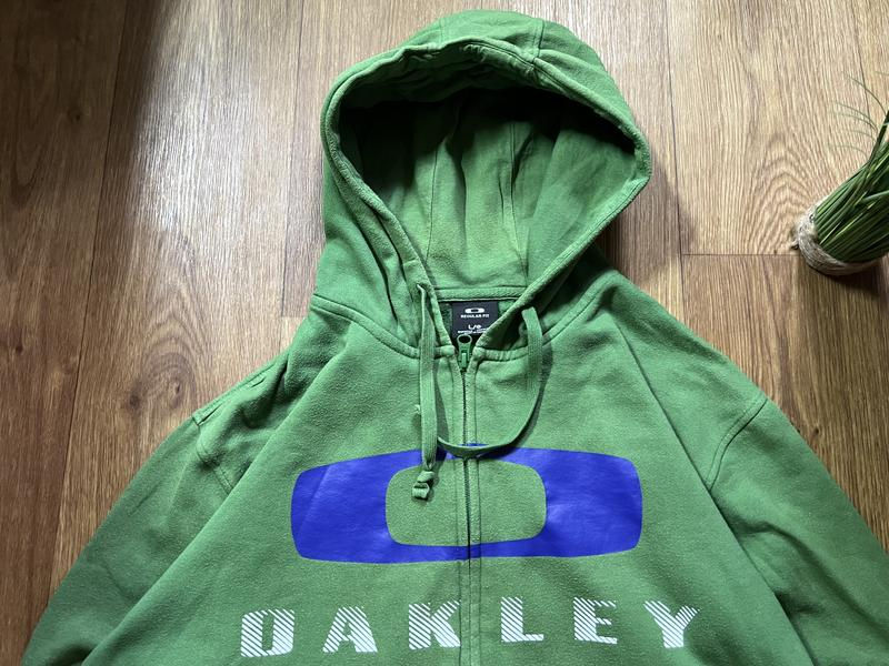 Зелёное зип-худи Oakley фото 2