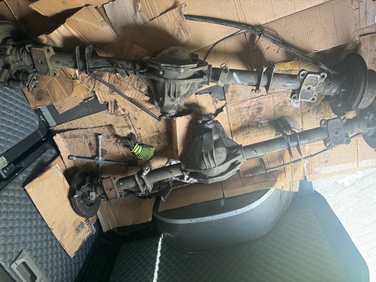 Punte spate completa Mercedes Sprinter 1995-2005, raport 37:9 foto 0