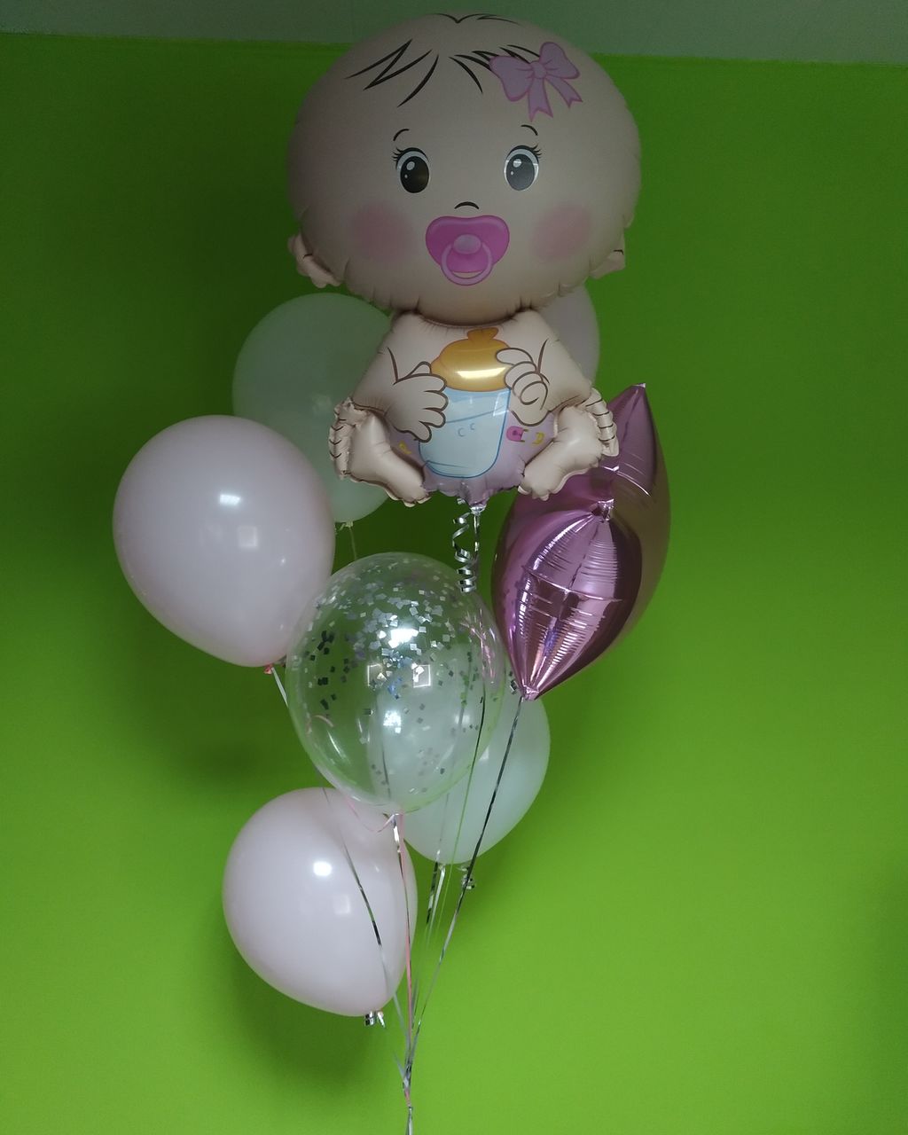 Externarea din maternitatea baloane cu heliu выписка из роддома шары с гелием foto 6