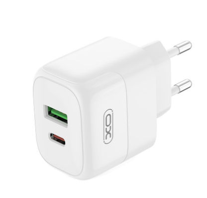 Încărcător rapid XO L138(EU) standard european PD30W/QC18W (1USB-A+1USB-C) foto 0