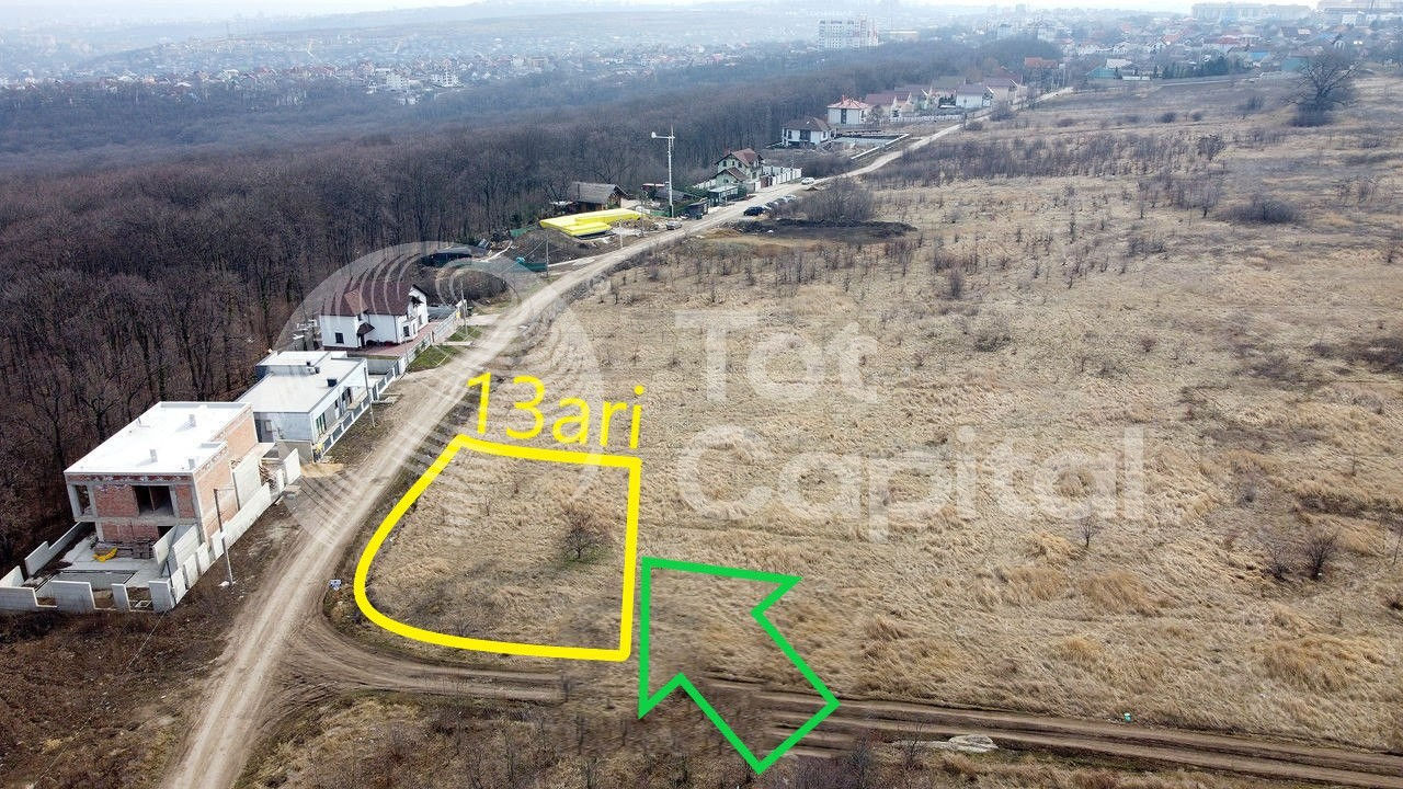 teren pentru construcții, în or. Durlești foto 4