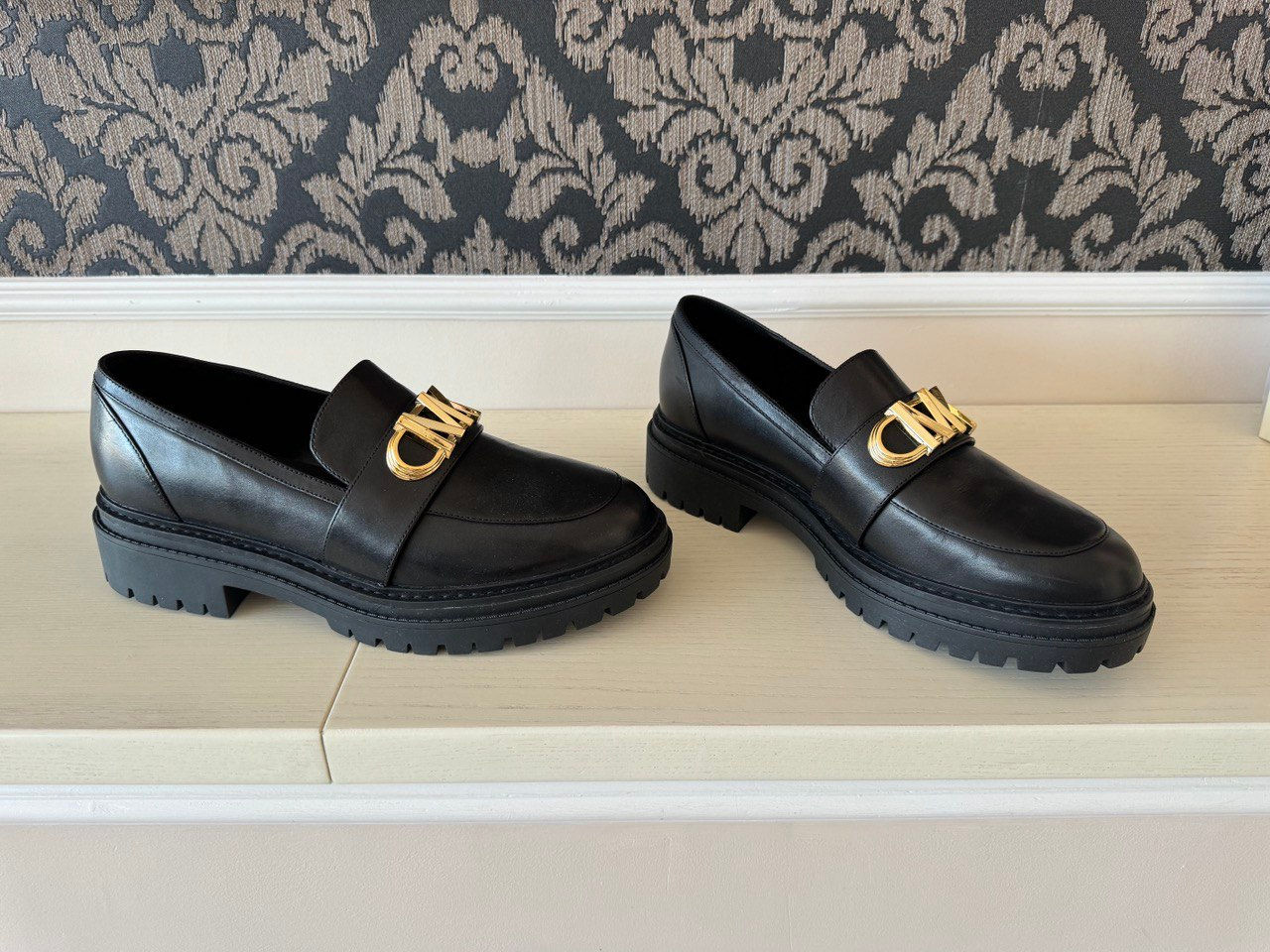 Michael Kors.Мокасины с логотипом Parker-лоферы.Из натуральной кожи