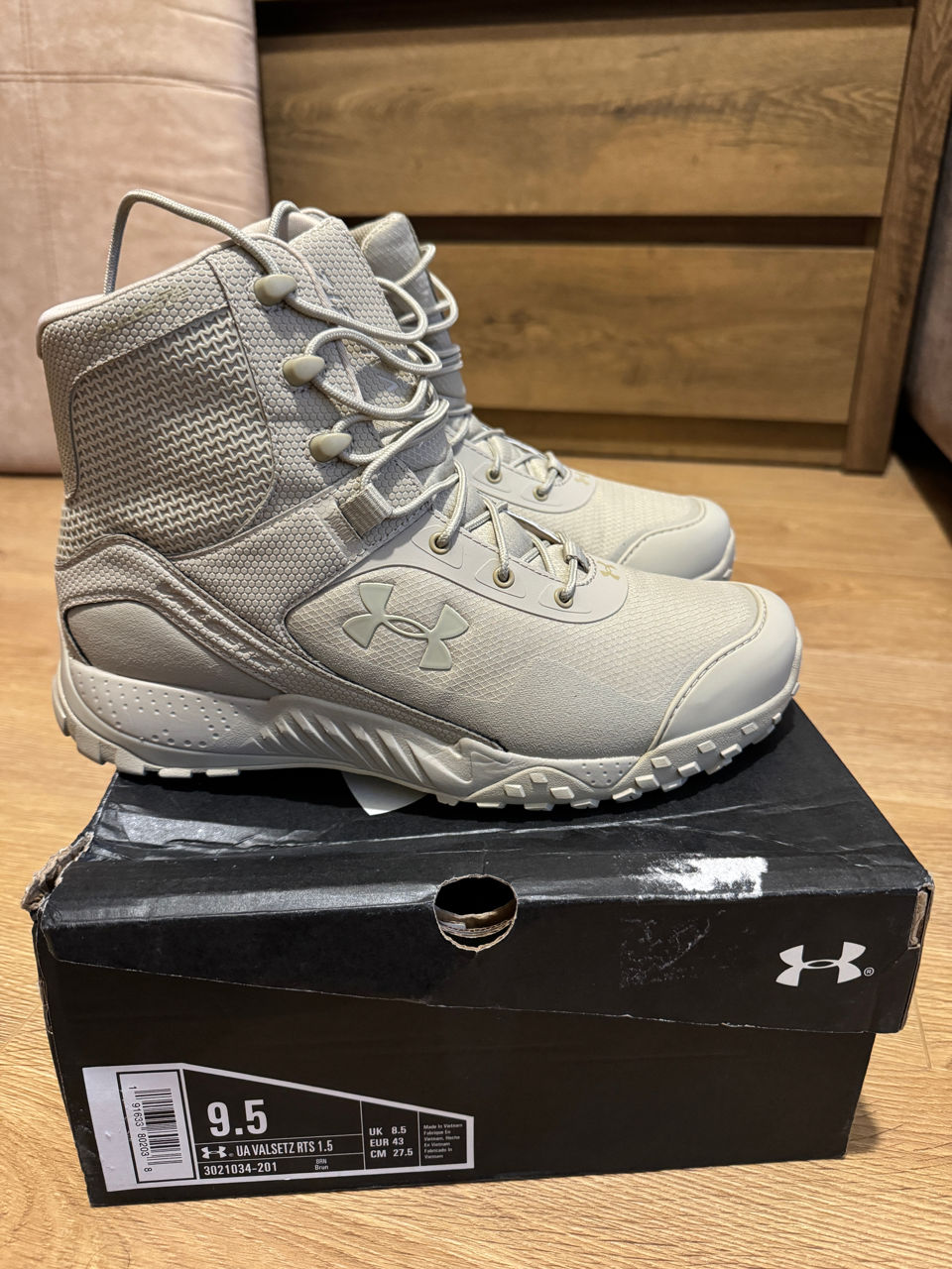 Ботинки Зимние/bocanci De Iarna - Underarmour Valsetz Rts 1.5 Color Brn/brun фото 0