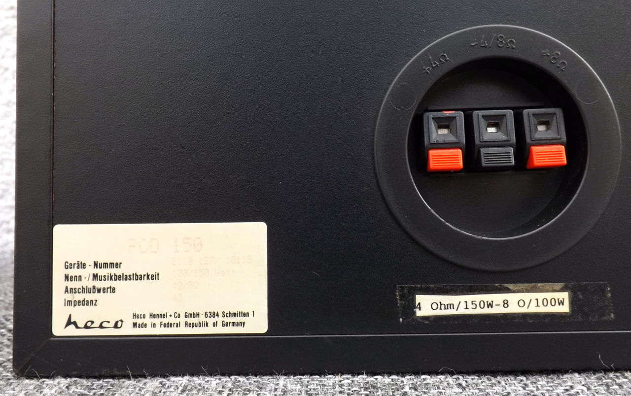 Heco PCD 150. Немецкие полочные колонки - 4/8 Ом foto 6