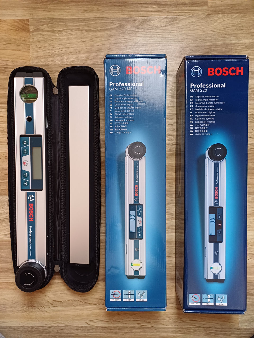Цифровой угломер BOSCH GAM 220 MF, GAM 220, Цифровой уровень Bosch GIM 60 L, GIM 60 фото 0