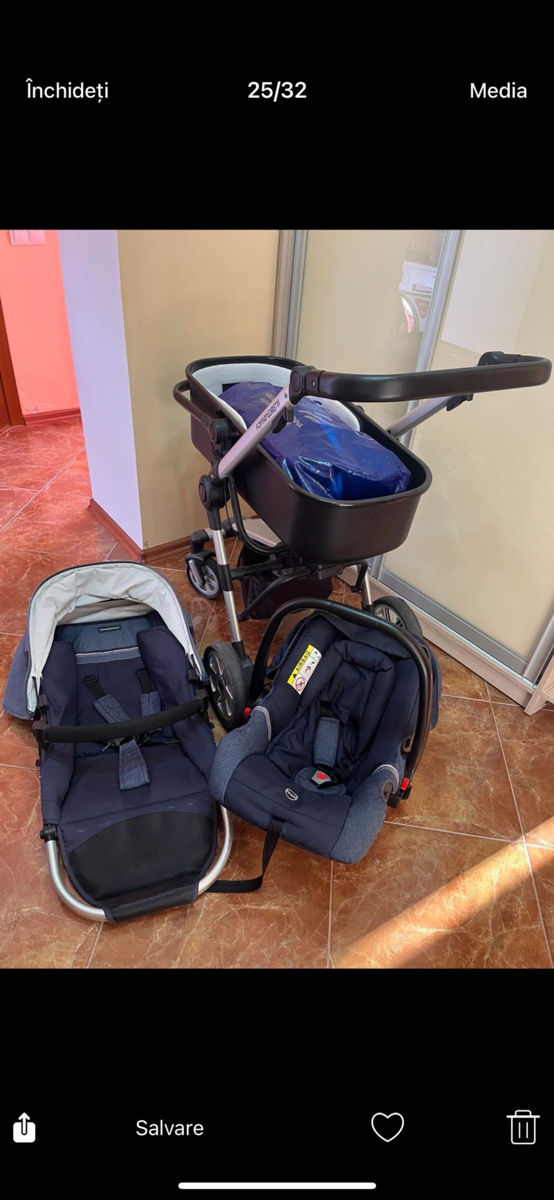 Vind  carucior Foppapedretti 3 in 1. foto 6