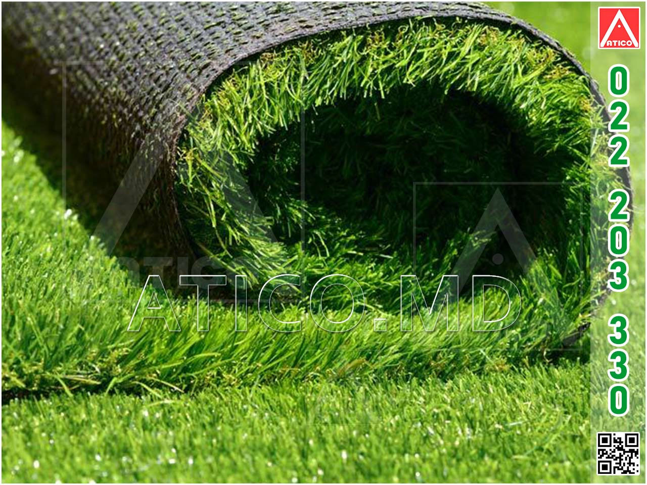 Gazon artificial pu teren sportiv. Спортивный газон синтетический. foto 5